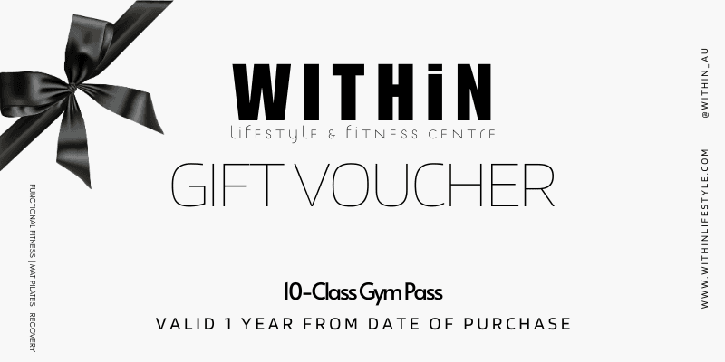 WITHIN 10-Class Gym Pass Gift Voucher